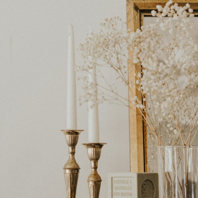 Vases et chandeliers